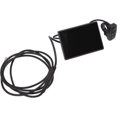 Elektrische Fiets LCD Display Meter 5-pins Waterdichte Interface 1,5m Adapterkabel Kleur LCD Display Paneel 24V 36V 48V black
