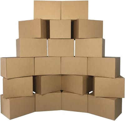 Verhuisdozen - Opslagdozen - Spullen Verhuizen - Industriestandaard sterkte - 20 stuks - Kraft