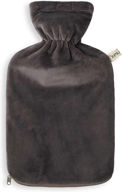 Kruik 18 liter Premium Superzachte Koreaanse Fleece hoes met ritssluiting en extra voering - Grijs - BS1970:2012 gecertificeerd
