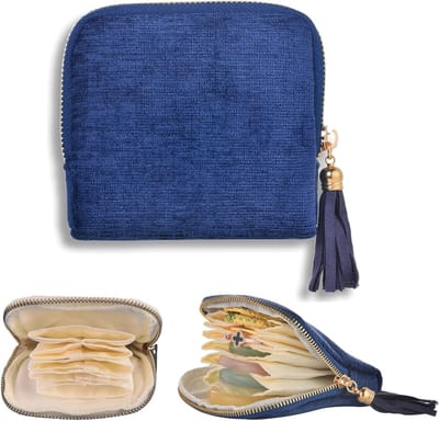 Kleine Reisjuwelendoos van Zacht Velvet, Organizer voor Armbanden, Grote Oorbellen en Parelkettingen, Krastbestendig en Draagbaar voor Thuis en Op Reis