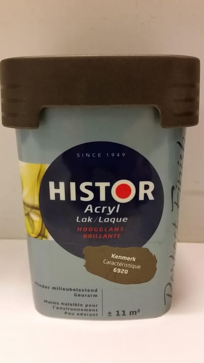 Histor Perfect Finish Lak Acryl Hoogglans 0,75 liter - Kenmerk