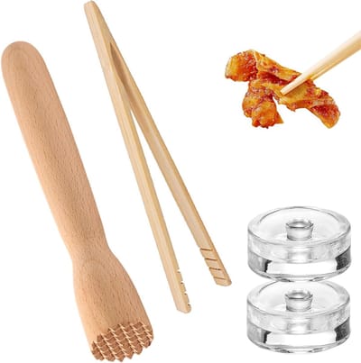 Complete Fermentatie Starterset met Glazen Gewichten en Handvat voor het Fermenteren van Zuurkool, Kimchi en Groenten met Ventiel en Accessoires