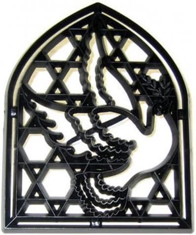 Patchwork Cutter Dove of Peace - Duif met kerkraam uitsteekset