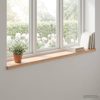 vidaXL - Raamprofielen - 2 - st - Naturel - 140 - x - 15 - x - 2 - cm - Massief - beukenhout