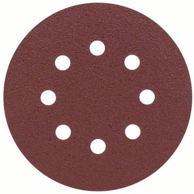 Bosch Accessories 2607019493 Excenterschuurpapier Met klittenband, Geperforeerd Korrelgrootte (num) 80 (Ø) 125 mm 25 stuk(s)