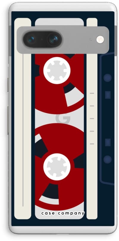 Case Company® - Hoesje geschikt voor Google Pixel 7 hoesje - Here's your tape - Soft Cover Telefoonhoesje - Bescherming aan alle Kanten en Schermrand