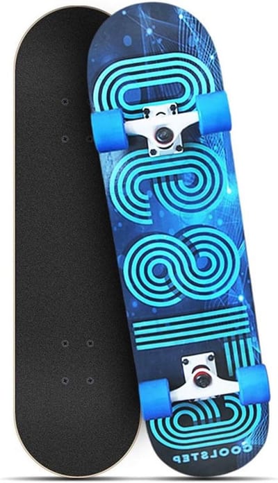 Compleet Skateboard - Trick Board - Stunts Uitvoeren - Dubbel Kick Deck - 31 x 8 Inch - Groen