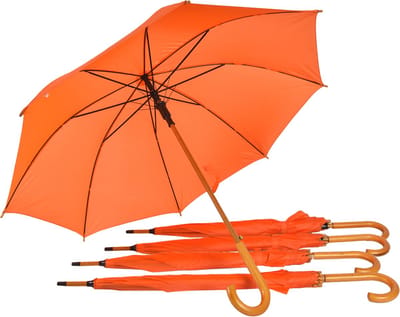 Paraplu 5 stuks - Set van 5 Oranje Automatische Paraplu's 102cm | Windbestendig Paraplu Voor Volwassenen | Groot Formaat | Ideaal voor Koningsdag!