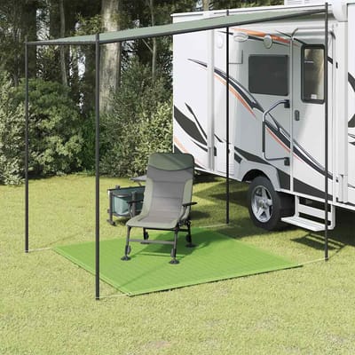 vidaXL - Tenttapijt - 200x200 - cm - HDPE - lichtgroen
