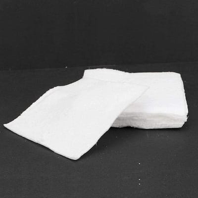 Microwave papier voor glasfusie, 10 vellen keramisch vezelpapier voor keramische gereedschappen en kunstprojecten