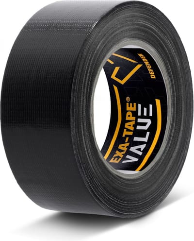 DEFENDER by Adam Hall EXA-TAPE-VALUE B 50 DTEXAVB50 Plakband Gaffer Zwart (glanzend) (l x b) 50 m x 50 mm 1 stuk(s)