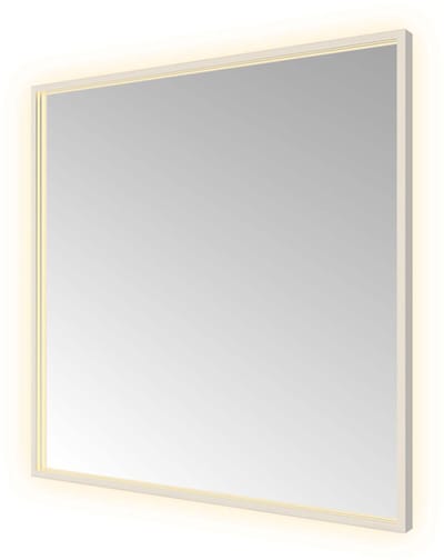 Hotbath &More SQU80 Square spiegel 80x80cm met verlichting, spiegelverwarming, kleurwissel, dimbaar en afstandsbediening RVS316