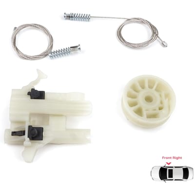 BWR5232 Kit de réparation de lève-vitre avant droit pour Fiat 500 2007-On Hayon 2/3 portes Cabriolet 68070267AD