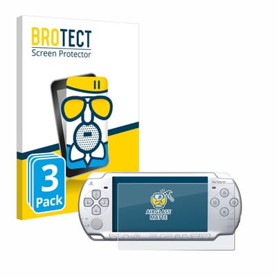 BROTECT - Screenprotector voor Sony PSP 2004 - Folie Beschermfolie Beschermglas matte 3 Stuks