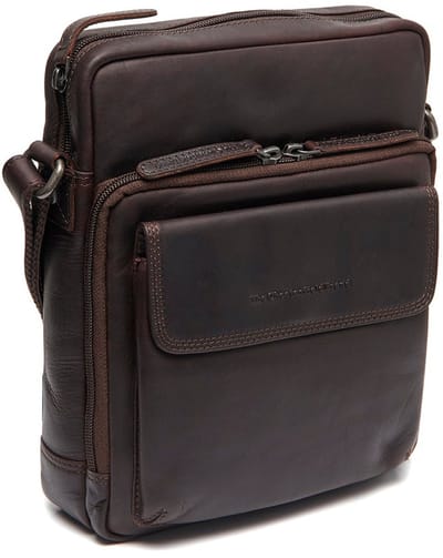 Chesterfield Montira Waxed Pull Up Schoudertas - Bruin