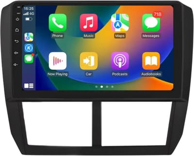 Autoradio met bluetooth - Carplay - Voor Subaru Forester 3 SH en Impreza (2007-2013) - Geschikt voor Apple en Android - Stereo - Navigatie - Navigatiesysteem auto - 2GB 32GB