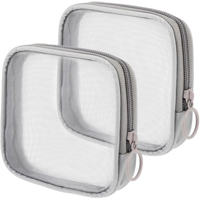 Dailygoods - Make-up tas - Mini toilettas - Lichtgewicht - Grijs - Reistas - Persoonlijke verzorging - Geschikt voor dagelijks gebruik - Grijs