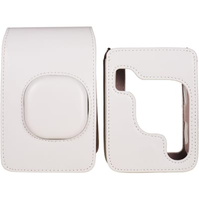Compacte instant cameratas van PU-leer met schouderband, compatibel met Fujifilm Fuji
