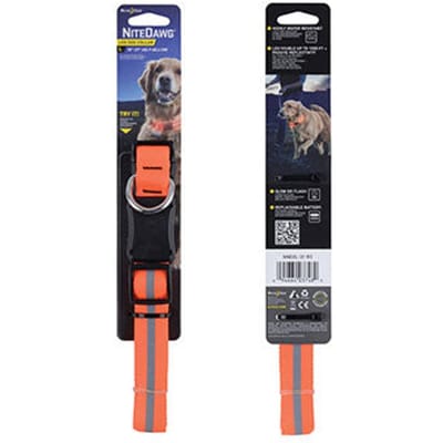 Nite Ize NiteDawg Halsband Oranje L
