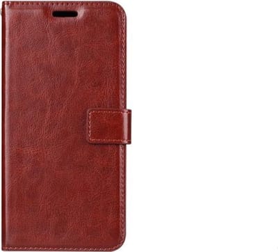 LuxeBass Hoesje geschikt voor Nokia 2.3 - Bookcase Bruin - portemonnee hoesje gsm hoesje - telefoonhoes - telefoonhoesjes