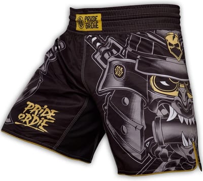 Pride or Die Fight for Honor Fightshorts Zwart Vechtsportbroek - XXL - Jeans Maat 38