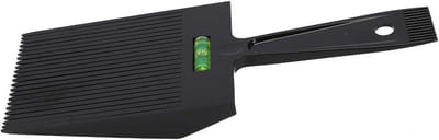 Flat Top Kam - Flattopper Kam - Nauwkeurig Knippen - Ingesloten Waterpas - 29 x 11 x 3 cm - Zwart