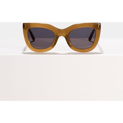 Ace & Tate Katie Latte Sun Maat: OS | Zonnebrillen Outlet | Unisex | Bruin