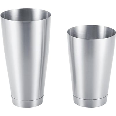 Shaker à cocktail robuste et durable en acier inoxydable pour bar, cuisine et maison(argent)