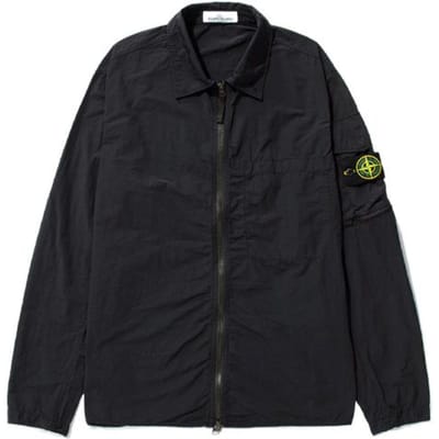 Stone Island Naslan Light Overshirt Zwart Heren Tops 761510502-V0029 XXL black