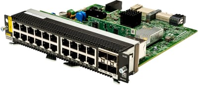 HPE Aruba Networking CX 5420 20p 10M/100M/1G Class4 PoE 4p SFP+ 1G/10G LRM Module Managed L3 Power over Ethernet (PoE) 4U Zwart