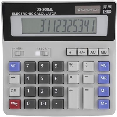 Dailygoody - Zonne-energie Rekenmachine - Handheld Desktop Calculator