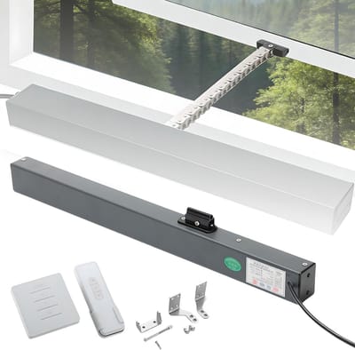Automatische Raamopener - Elektrische Kettingopener - Ventilatie Dakraam - Afstandsbediening Wandschakelaar - 200mm tot 1000mm