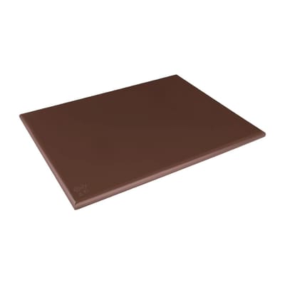 Hygiplas LDPE Extra Dikke Snijplank Bruin 600x450x20mm HC874 - Dikke Plank - Horeca