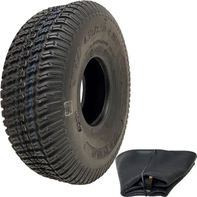 Set van 4 stuks 4.10/3.50-4 4-laags Wanda P332 grasbanden TL & 4.10/3.50-4 / 4.00-4 / 11x4.0