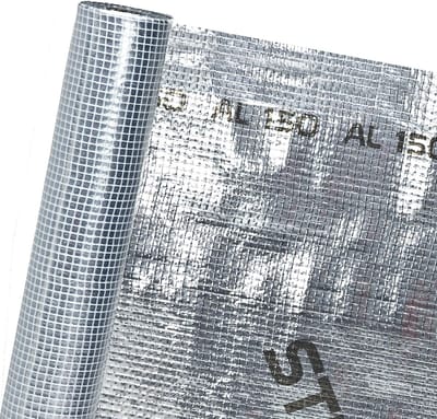 Dampremmende Dakfolie Aluminium gecoat voor Isolatie en Constructie (per meter)