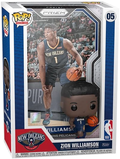 Funko Pop! NBA Trading Cards: Pelicans - Zion Williamson voor Sport Fanzone