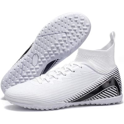 Voetbalschoenen Heren Tf/Fg Voetbalschoenen Meerdere Kleuren Voetbalschoenen Professionele Voetbalveld Schoen Buiten Gras Training Nieuw 43 white