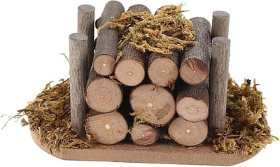 Miniatuur brandhout - Poppenhuis accessoires - Poppenhuis decoratie - Realistisch ontwerp - Schaal 1:12 - Niet gespecificeerd