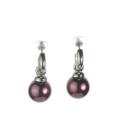 Behave - Oorsteker met Hangende Parel - Tijdloos Design - 3 cm