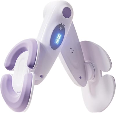 Dijtrainer Heup trainer - Beentrainer Clip - Thuis Fitness - Intelligente Tellers - 21 x 34.5 cm - Paars