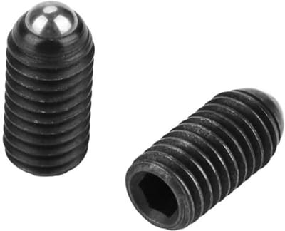 Cosensi - Dailygoods - M8 Schroefdraad Hex Socket - Kogel Uiteinde Veerplunjers - 10 stuks - Push-fit Kogelveer - Roestvrij Staal