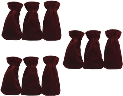 Pedaalhoezen Set - Piano Accessoires - Muziek Maken - Elastische Band - 9 Stuks - Rood