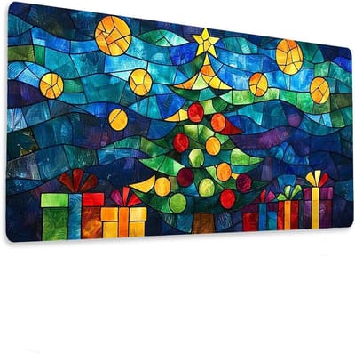 Grote muismat - Bureauonderlegger - Comfortabel werken - Antislip onderzijde - 100x50 cm - Meerkleurig