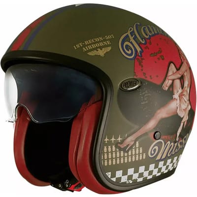 Jet motorhelm Premier Vintage PU