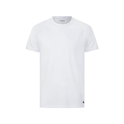 G-Star Heren Ondershirt Bamboe COVE T-shirt Ronde Hals 3-Pack Effen Wit/Grijs/Zwart - Maat M