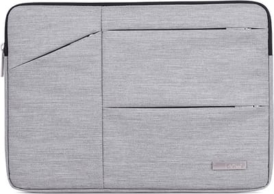 Canvas Artisan Laptopsleeve 14 inch - Laptophoes - Grijs