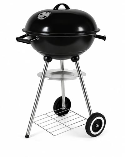 BBQ - Bol - Groot - ø44 x 70 cm - Staal - incl wielen
