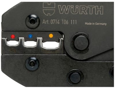 Wurth - Krimptang Voor geïsoleerde connectors - Krimptang Voor geïsoleerde connectors x 1 st