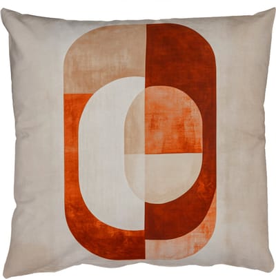 Sierkussens - Kussentjes Woonkamer - 50x50 cm - Illustratie - Abstract - Vormen - Rood