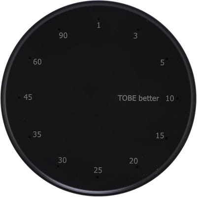 Elektronische Timer Draaibare Indicator Aftelherinnering Magnetische Zuignap Timer voor Keuken Koken zwart
